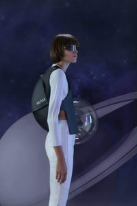 The unisex backpack from MAM offers you a unique look and an ultra-tailored feel. Shop futuristic design and genderless construction to make a statement.