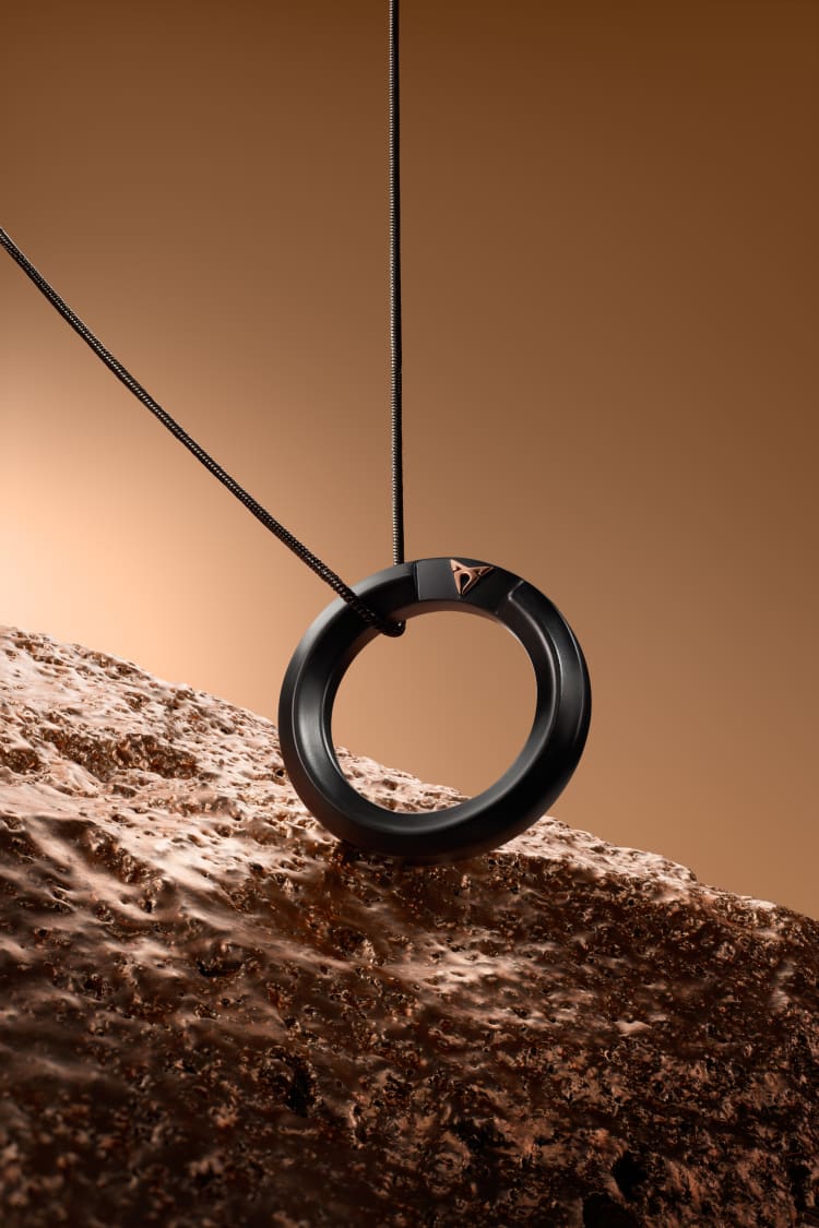 MAM | CUPRA Anillo técnico en rutenio con detalles en cobre