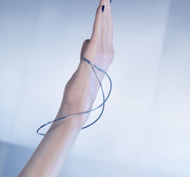 Silver Spiral Statement Bracelet