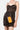 Bolso transparente con monedero naranja