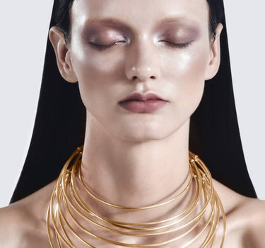 Gold Extra Bold Choker Coil