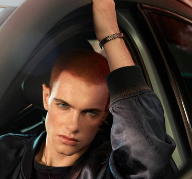 MAM | CUPRA Parametric bracelet L size in ruthenium and copper details