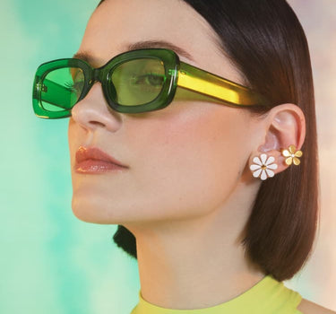 Daisy Earring and Ear Cuff Set