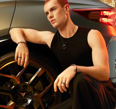 MAM | CUPRA Voronoi bracelet in ruthenium and copper details