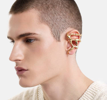 full ear liquid earcuff in gold