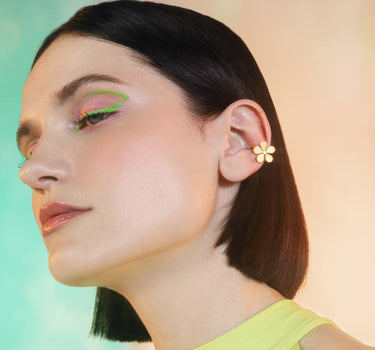 Gold Flower Ear Cuff