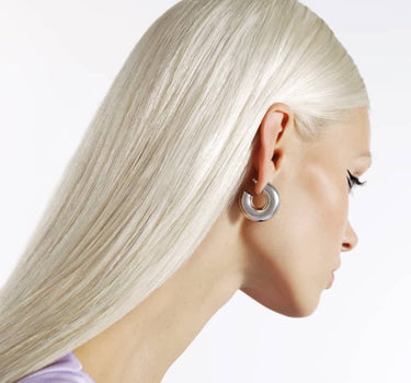 Aros gruesos de plata