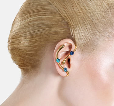 Casa Batlló full earcuff in gold