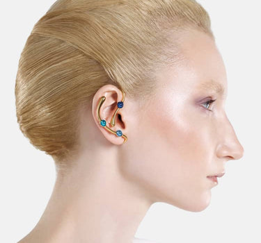 Casa Batlló full earcuff in gold