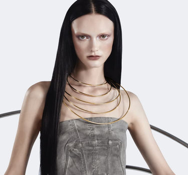 Gold Extra Bold Choker Coil