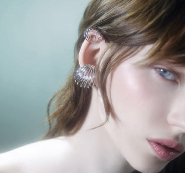 Pendiente Espiral de Plata