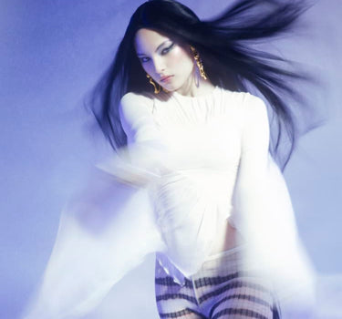 Large Gold Butterfly Earring