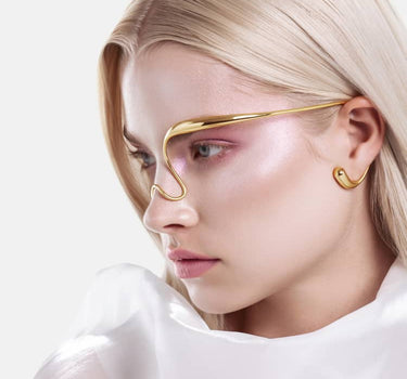 Drop Face Jewelry - gold