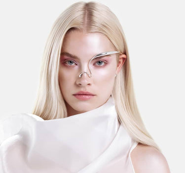 Drop Face Jewelry - silver