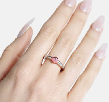 Anillo Casa Batlló en plata y rosa