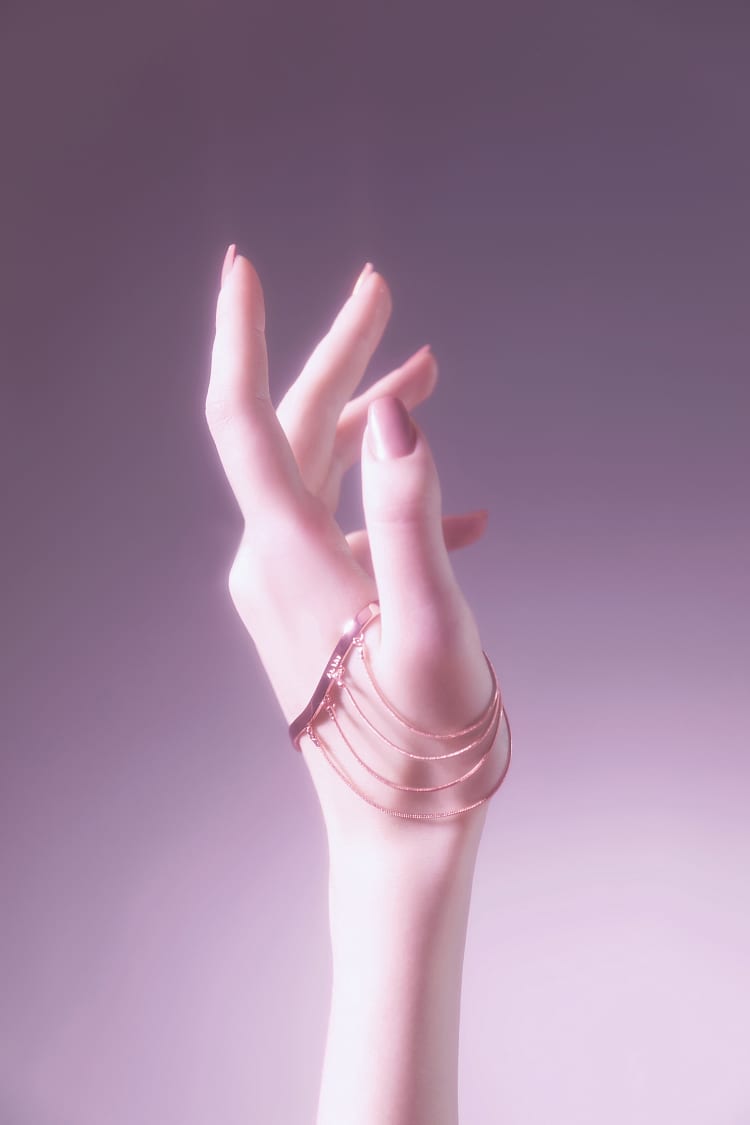 Rose Gold Hand Chain