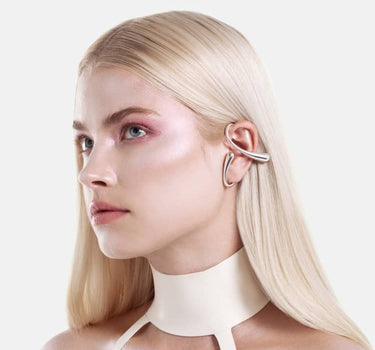 Ear Cuff Dos Drops - Plata