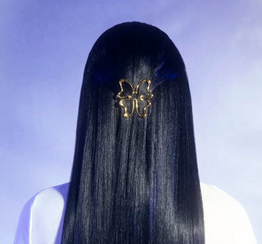 Gold Butterfly Hair Clip