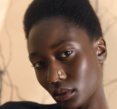 Aro falso de oro para labio o nariz