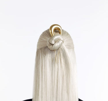 24K Gold Water Drop Hair Clip