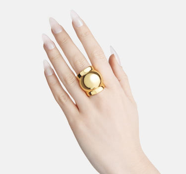Casa Batlló ball ring in gold