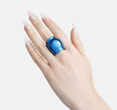 Casa Batlló ball ring in blue