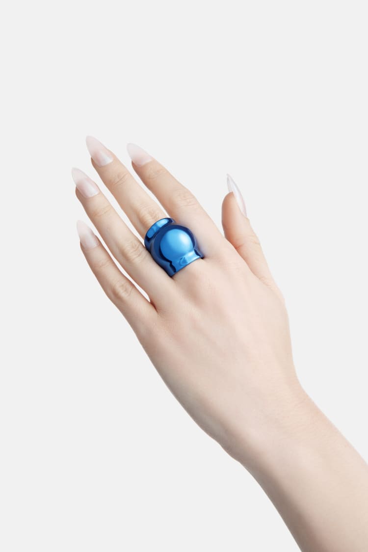 Casa Batlló ball ring in blue
