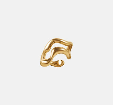 freeform gold ring
