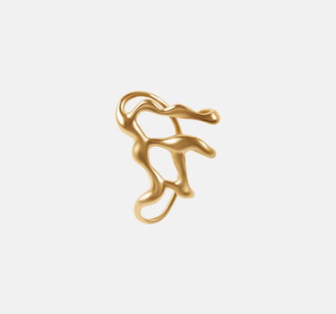 full ear liquid earcuff in gold