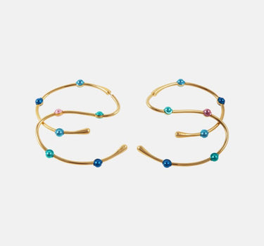 Pendientes colgantes Casa Batlló en oro