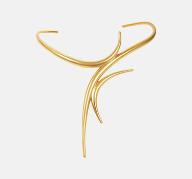 Collar de oro con pinchos