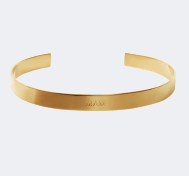 Gargantilla gruesa y sencilla de oro