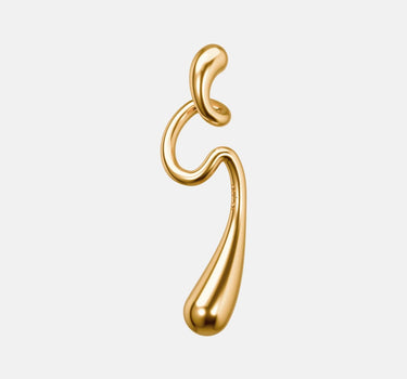 Drop Wrap Ear Cuff - gold