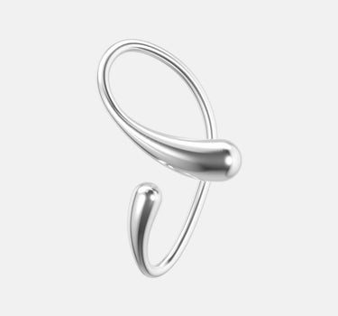 Ear Cuff Dos Drops - Plata