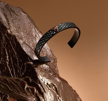 MAM | CUPRA Parametric bracelet L size in ruthenium and copper details