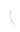 Pendiente trepador de oro