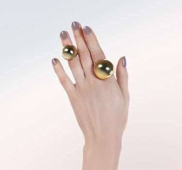 gold dome ring