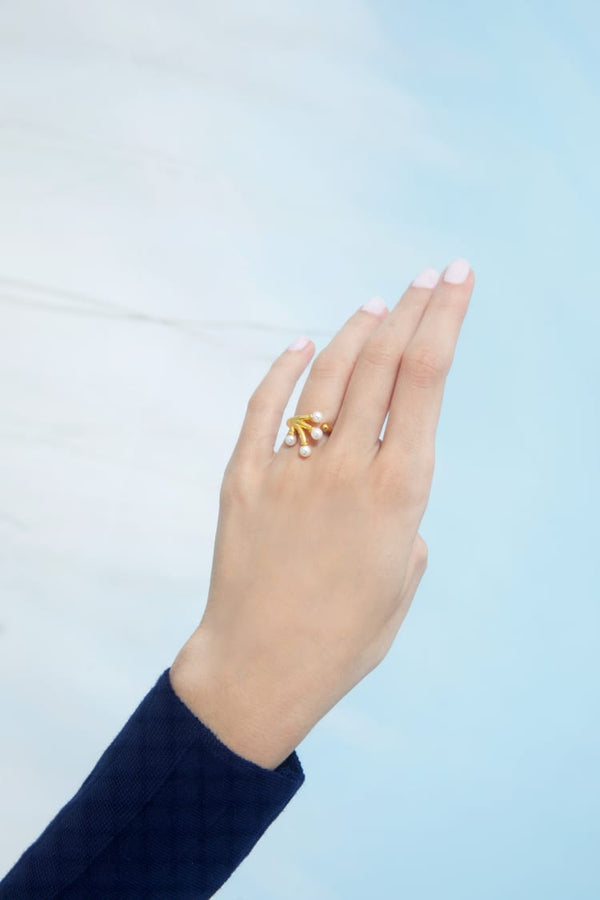 pearl wedding jewelry ring - MAM