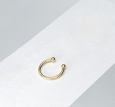 gold horse shoe cuff