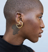 Multi-pack ear cuff in 18K gold finish