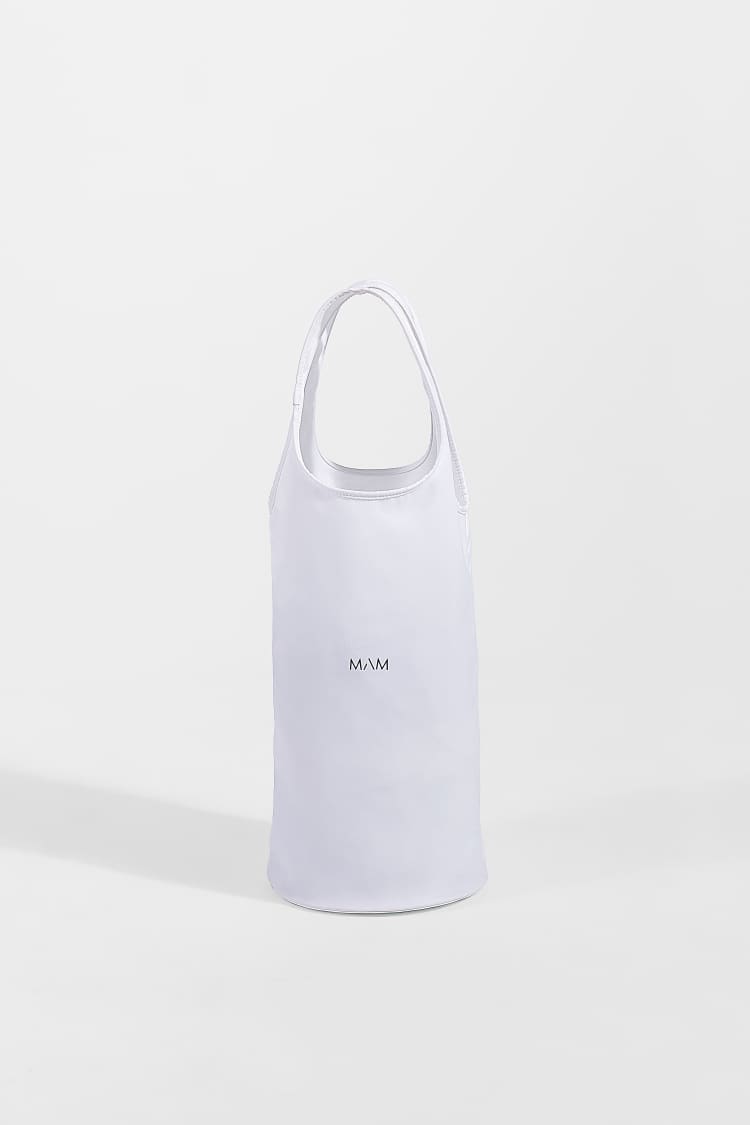 Naomi Nylon Tote Bag White