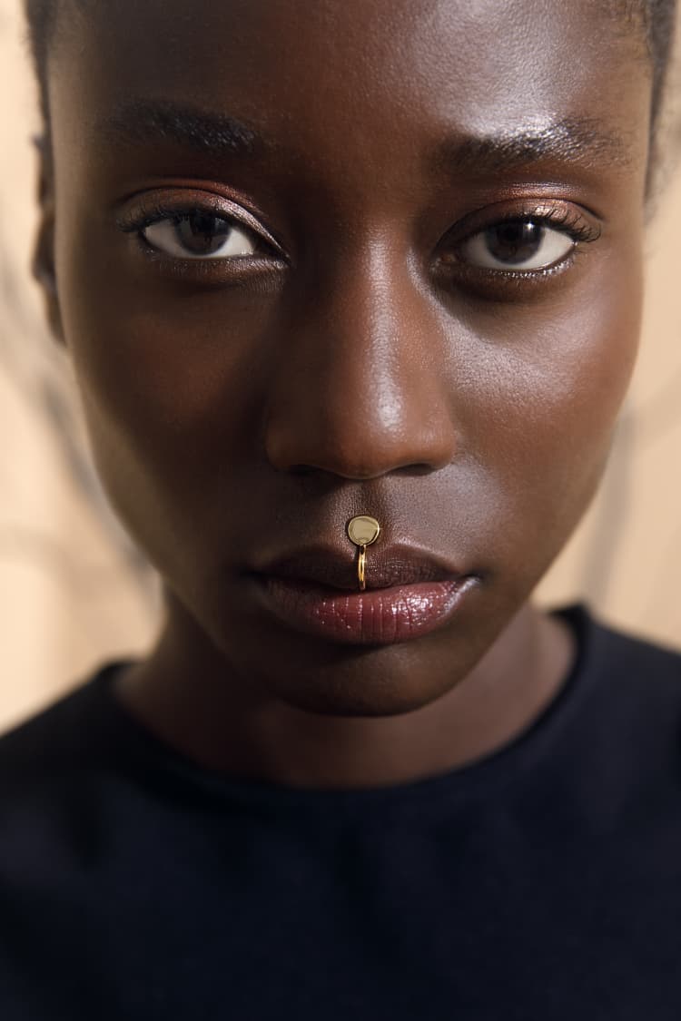 Melanin Woman with Beautiful Headwrap Pretty Face and Nose Ring · Creative  Fabrica