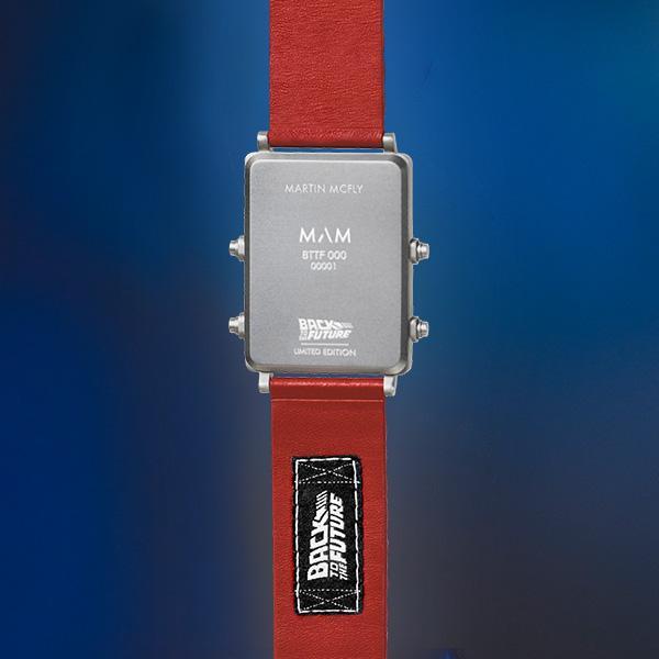 Back to the Future watch - red
